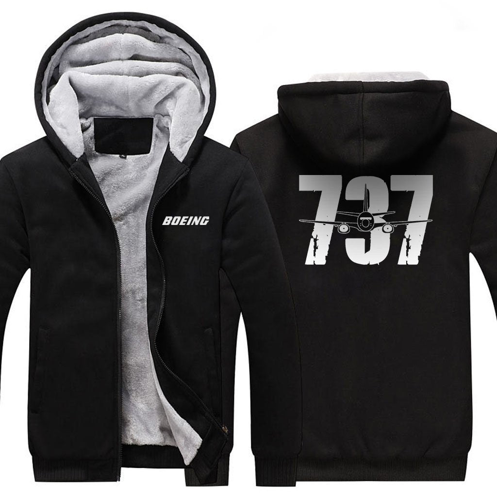 B737 DESIGNED ZIPPER SWEATER THE AV8R