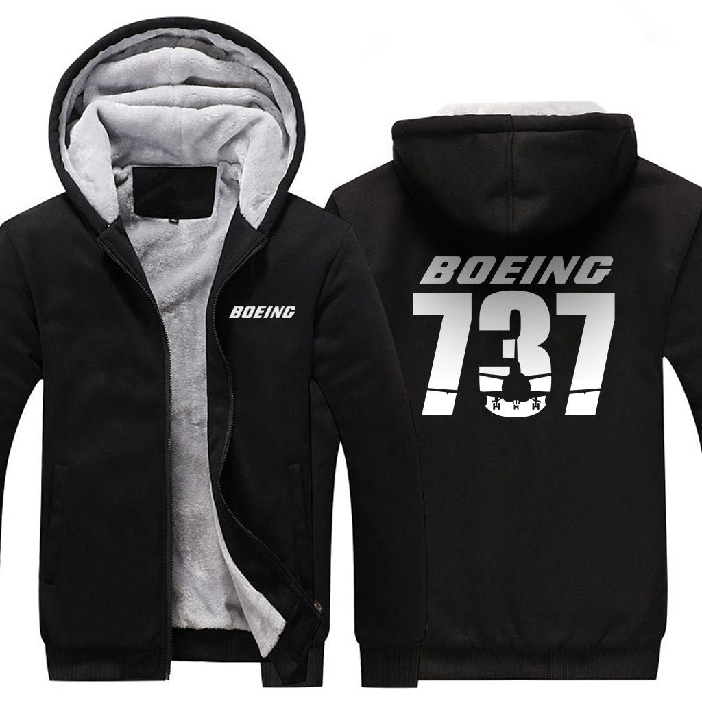 B737 DESIGNED ZIPPER SWEATER THE AV8R