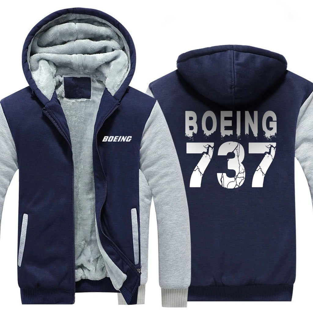 B737 DESIGNED ZIPPER SWEATER THE AV8R