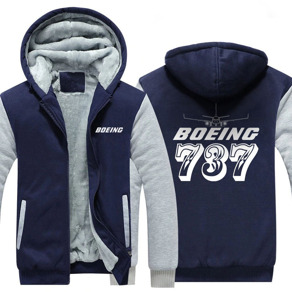 B737 DESIGNED ZIPPER SWEATER THE AV8R