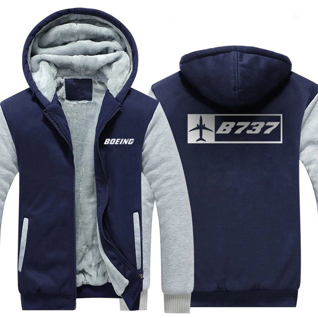 B737 DESIGNED ZIPPER SWEATER THE AV8R