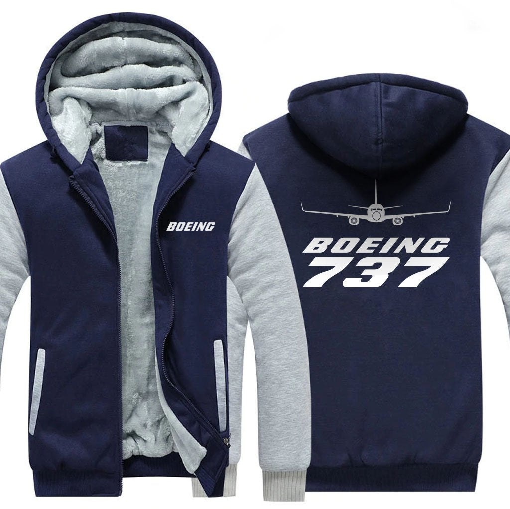 B737 DESIGNED ZIPPER SWEATER THE AV8R