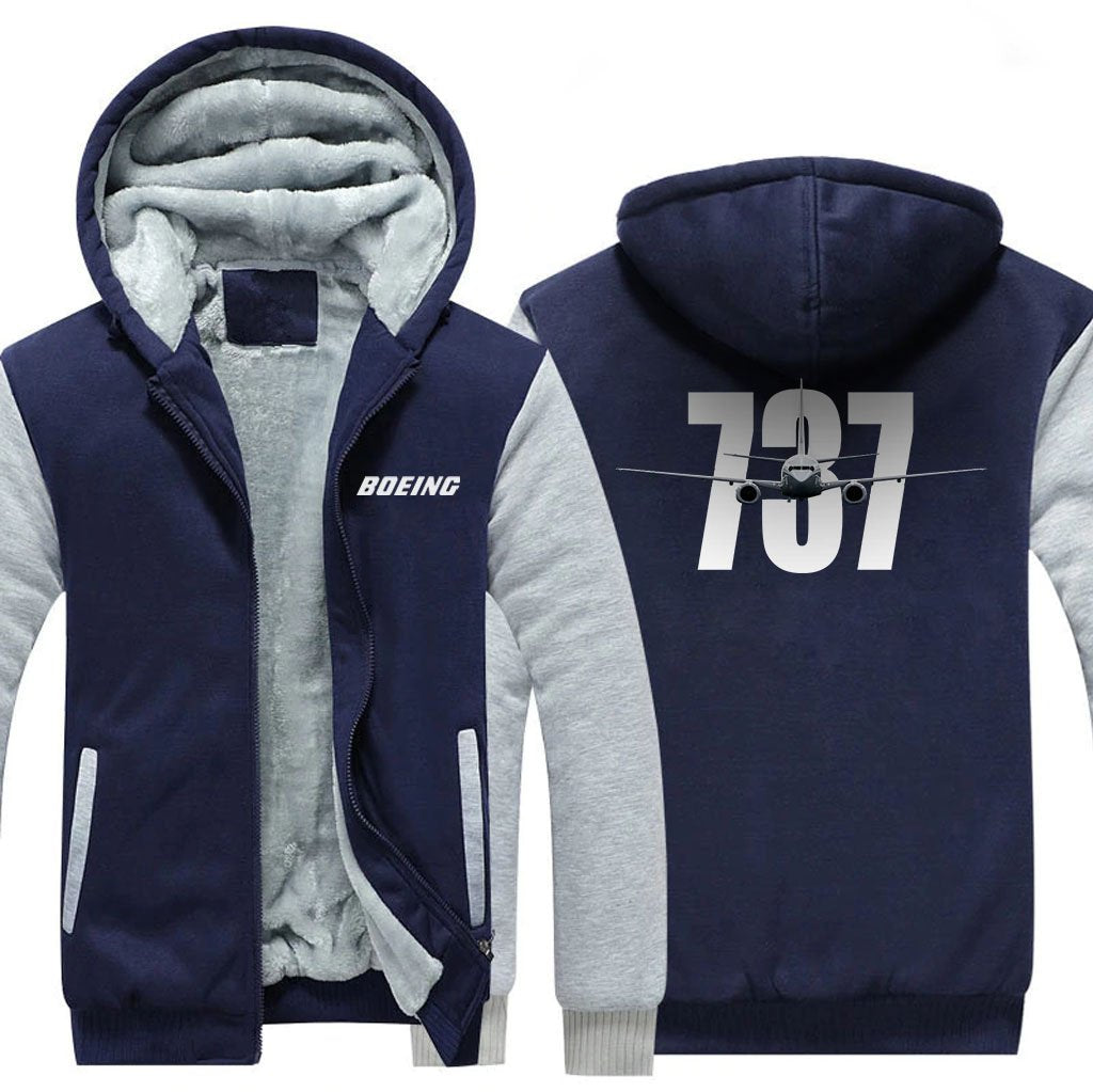 B737 DESIGNED ZIPPER SWEATER THE AV8R