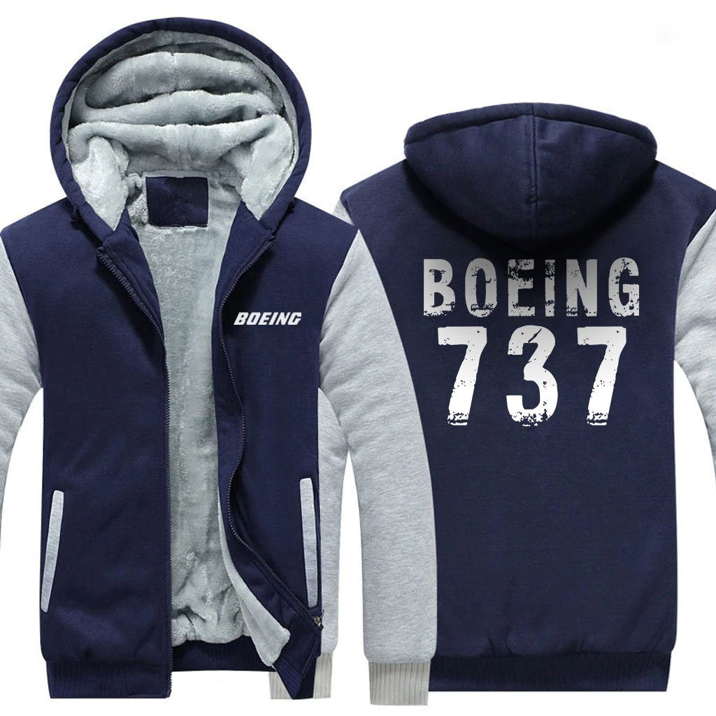 B737 DESIGNED ZIPPER SWEATER THE AV8R