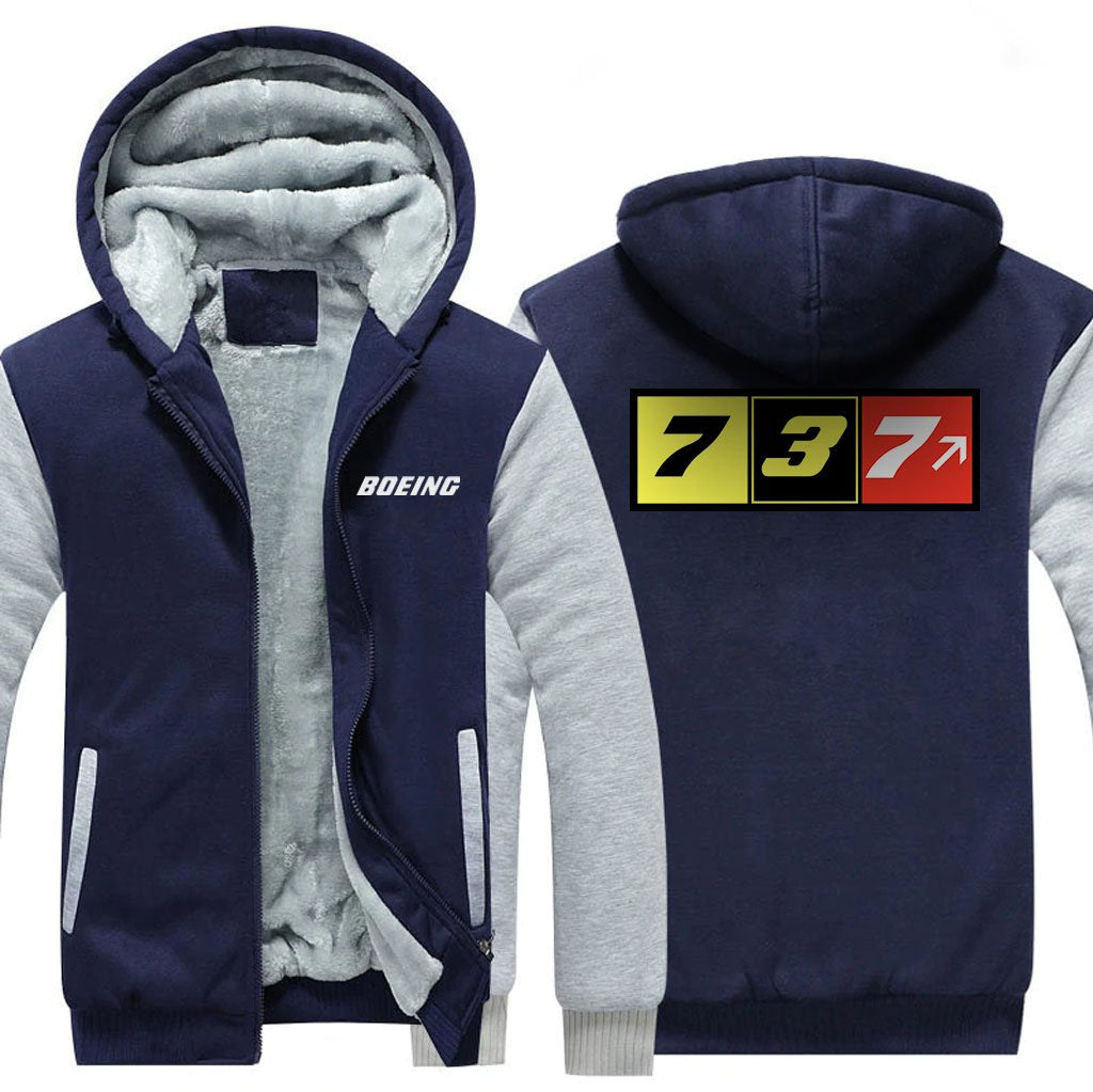 B737 DESIGNED ZIPPER SWEATER THE AV8R