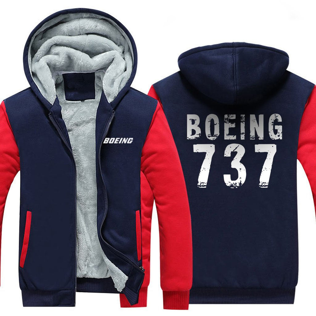 B737 DESIGNED ZIPPER SWEATER THE AV8R