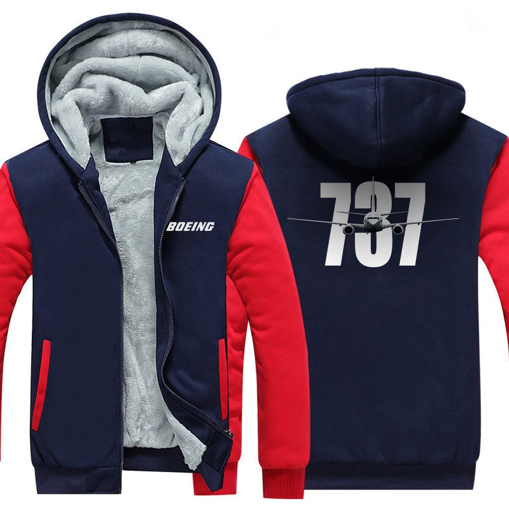 B737 DESIGNED ZIPPER SWEATER THE AV8R