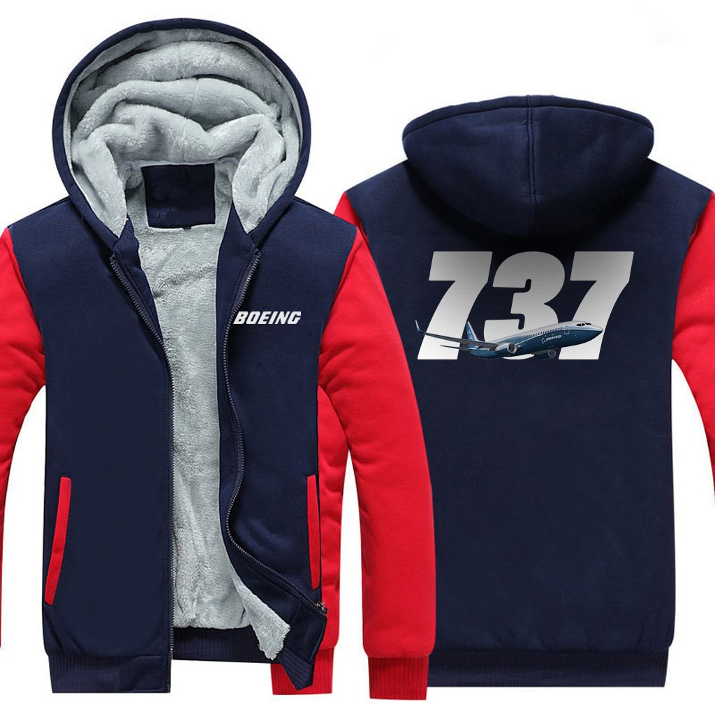 B737 DESIGNED ZIPPER SWEATER THE AV8R