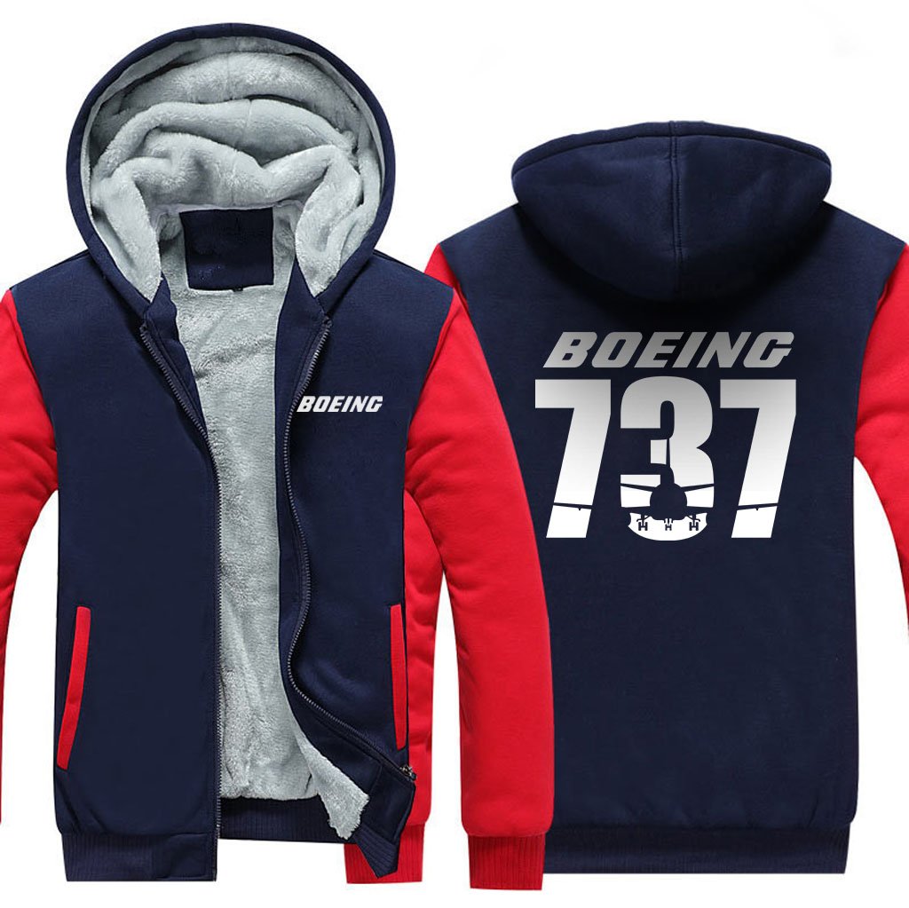 B737 DESIGNED ZIPPER SWEATER THE AV8R