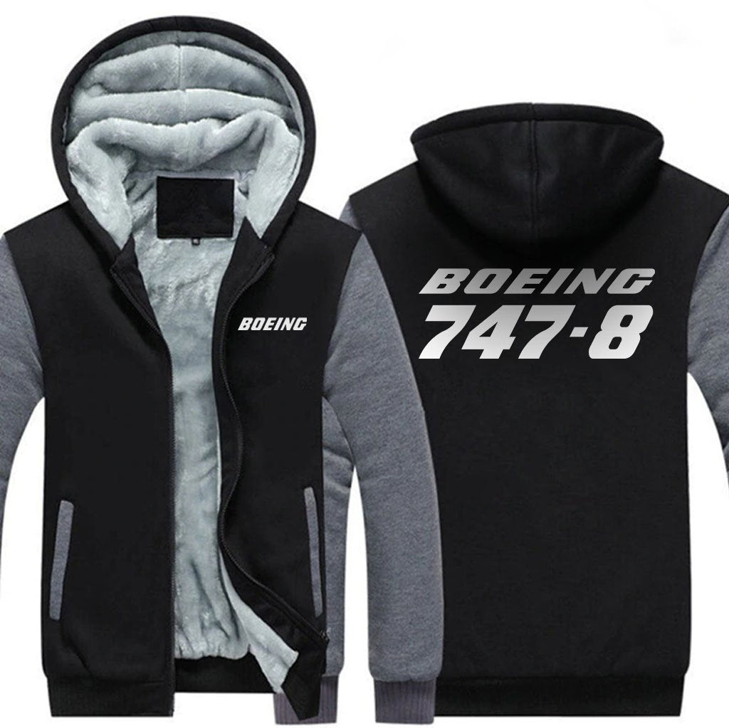 B747-8 DESIGNED ZIPPER SWEATER THE AV8R