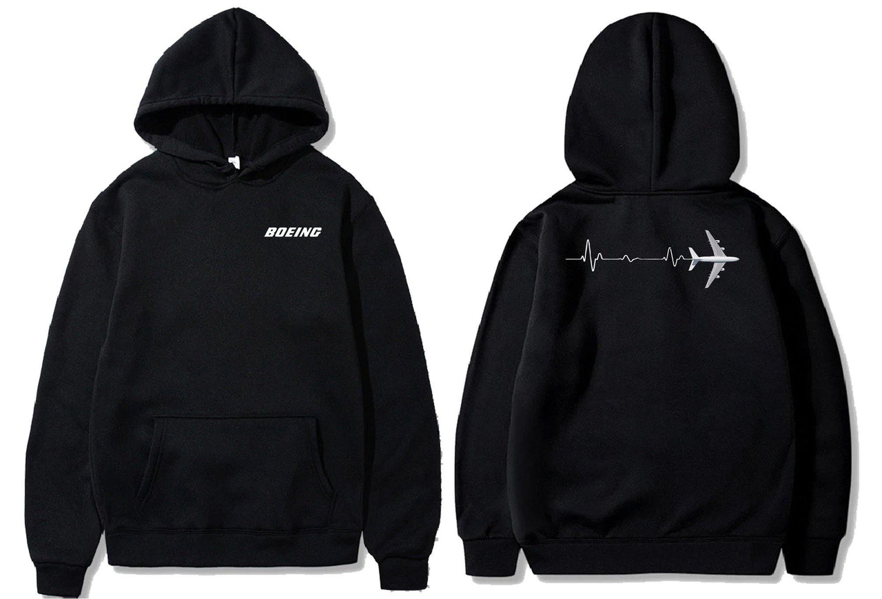 B747 AVIATION HEARTBEAT DESIGNED PULLOVER THE AV8R