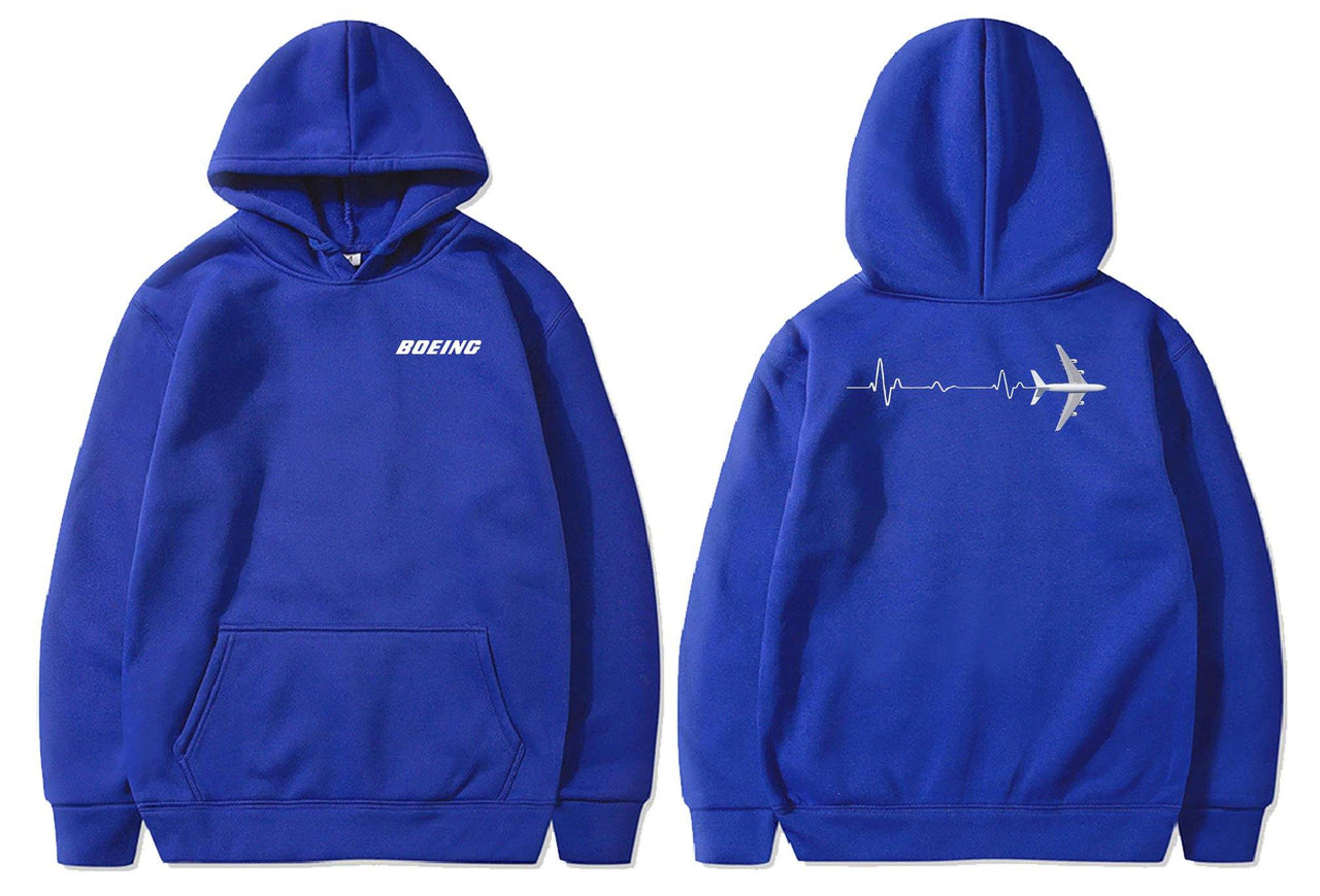 B747 AVIATION HEARTBEAT DESIGNED PULLOVER THE AV8R