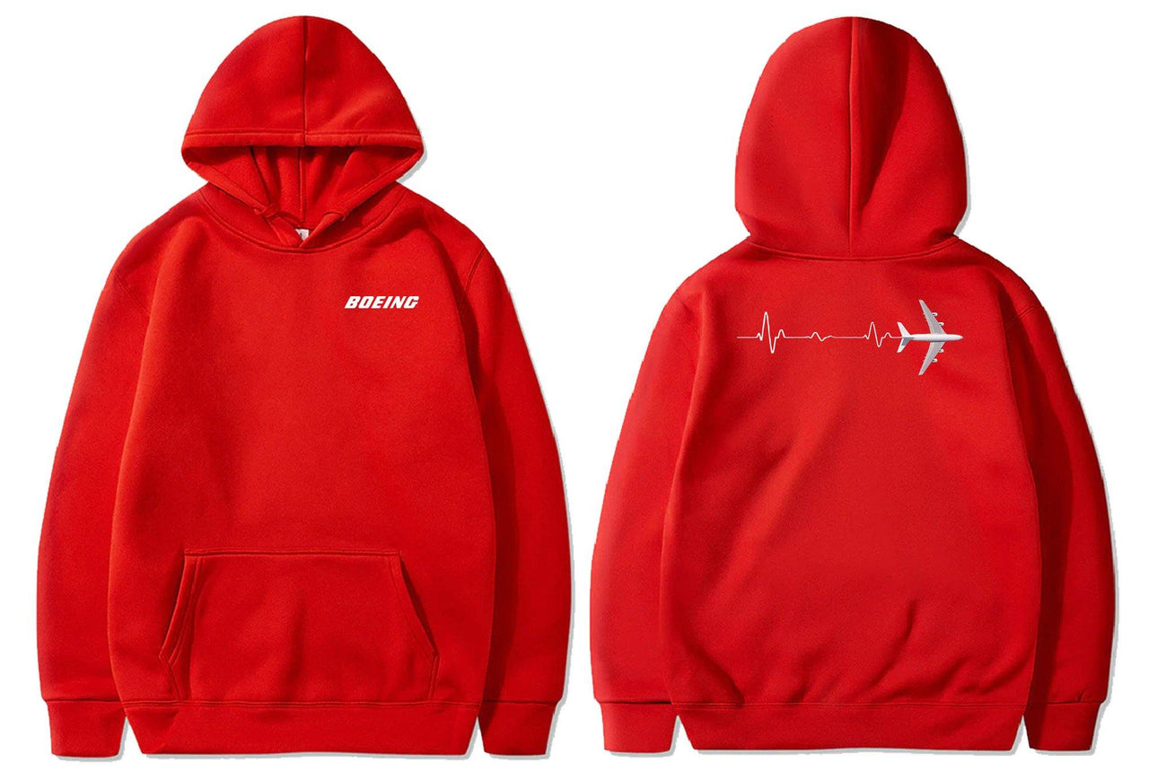 B747 AVIATION HEARTBEAT DESIGNED PULLOVER THE AV8R