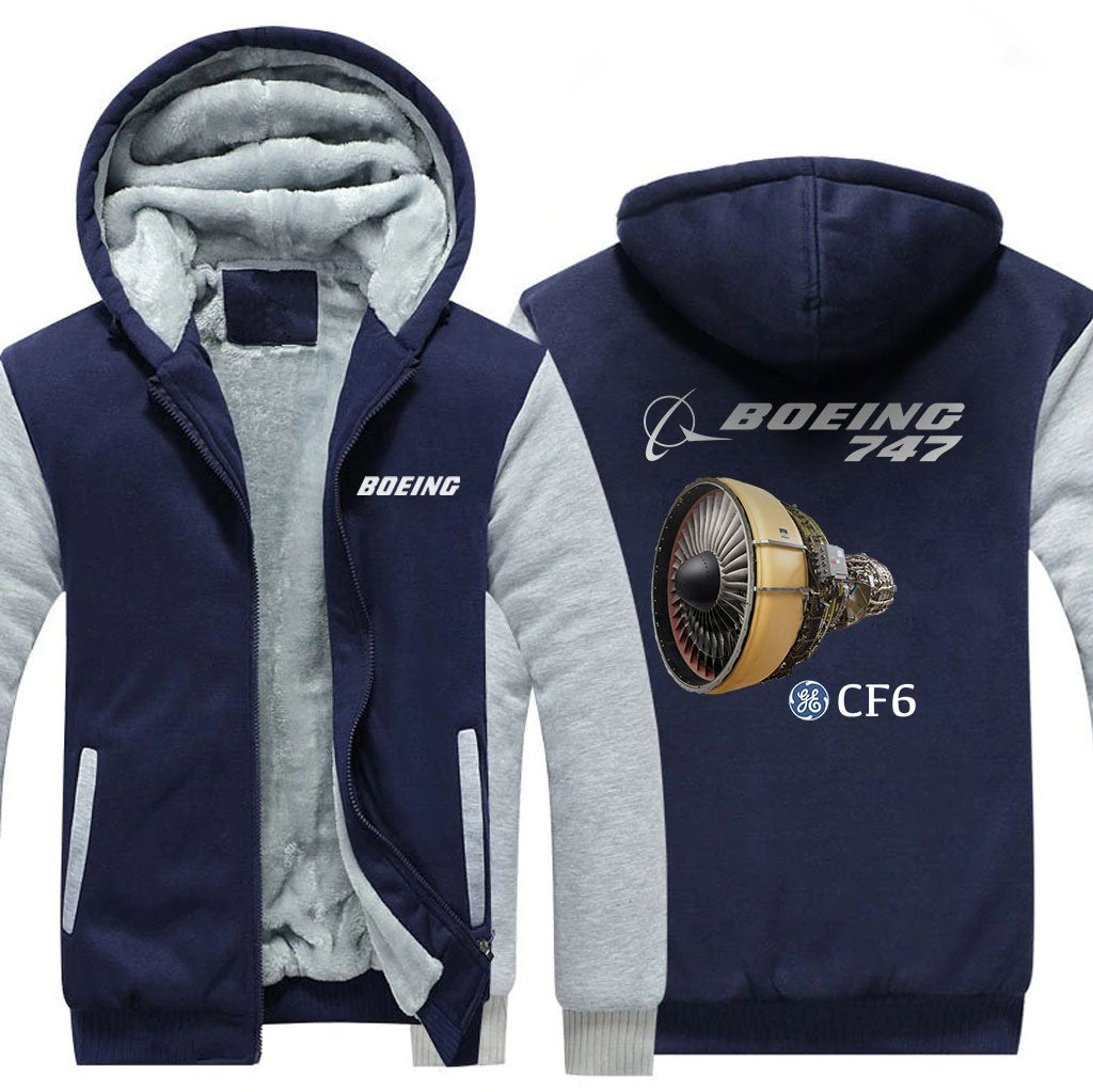 B747 CF6 DESIGNED ZIPPER SWEATER THE AV8R