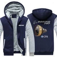 Thumbnail for B747 CF6 DESIGNED ZIPPER SWEATER THE AV8R