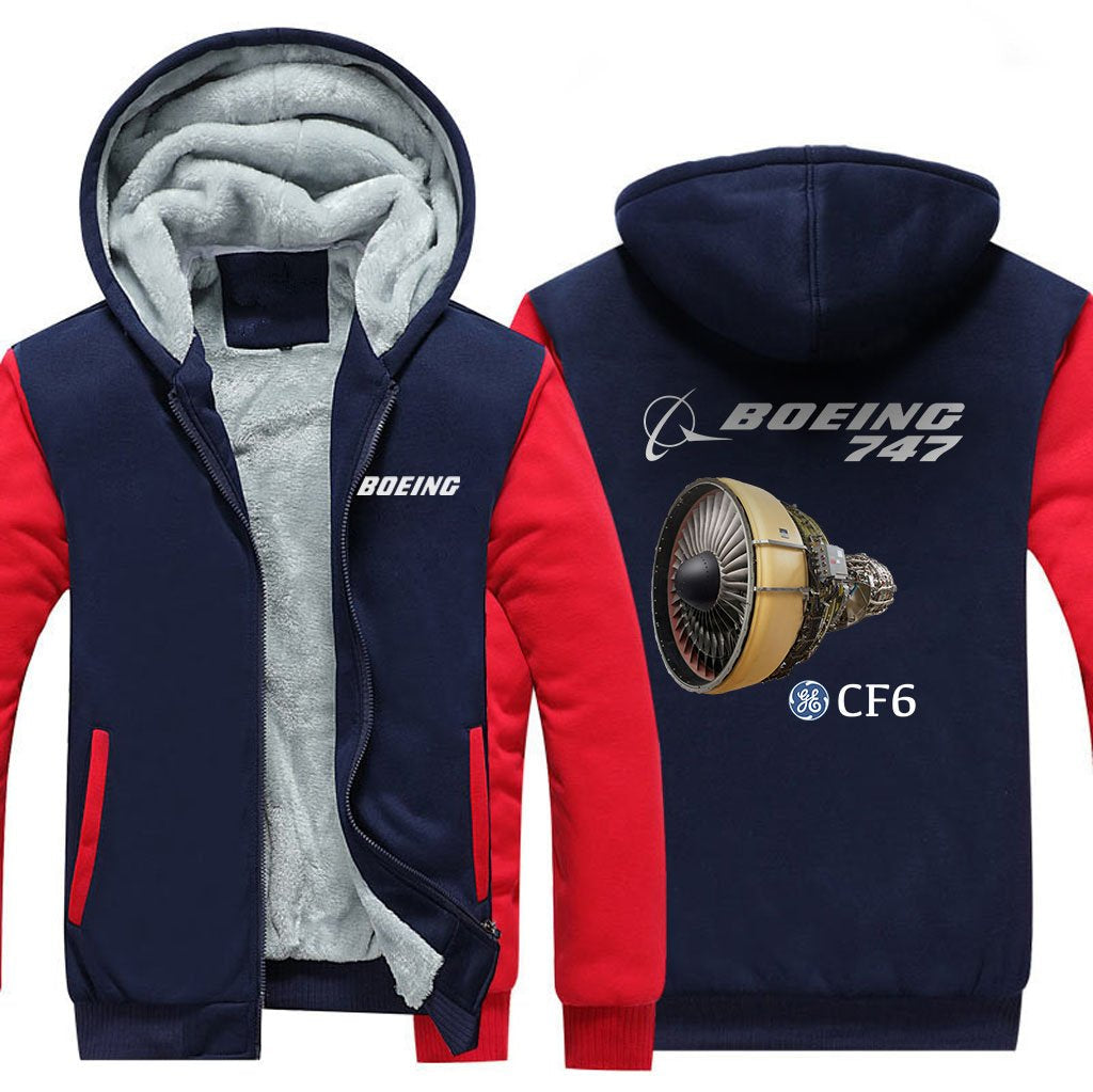 B747 CF6 DESIGNED ZIPPER SWEATER THE AV8R