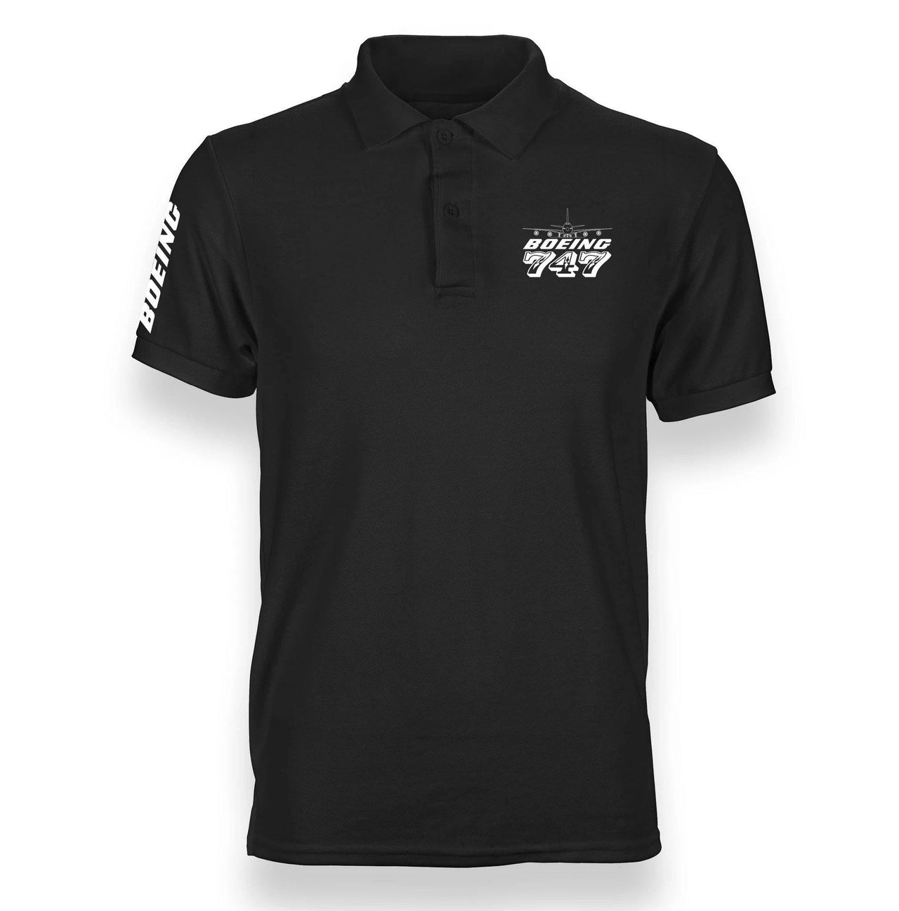 B747  DESIGNED POLO SHIRT THE AV8R