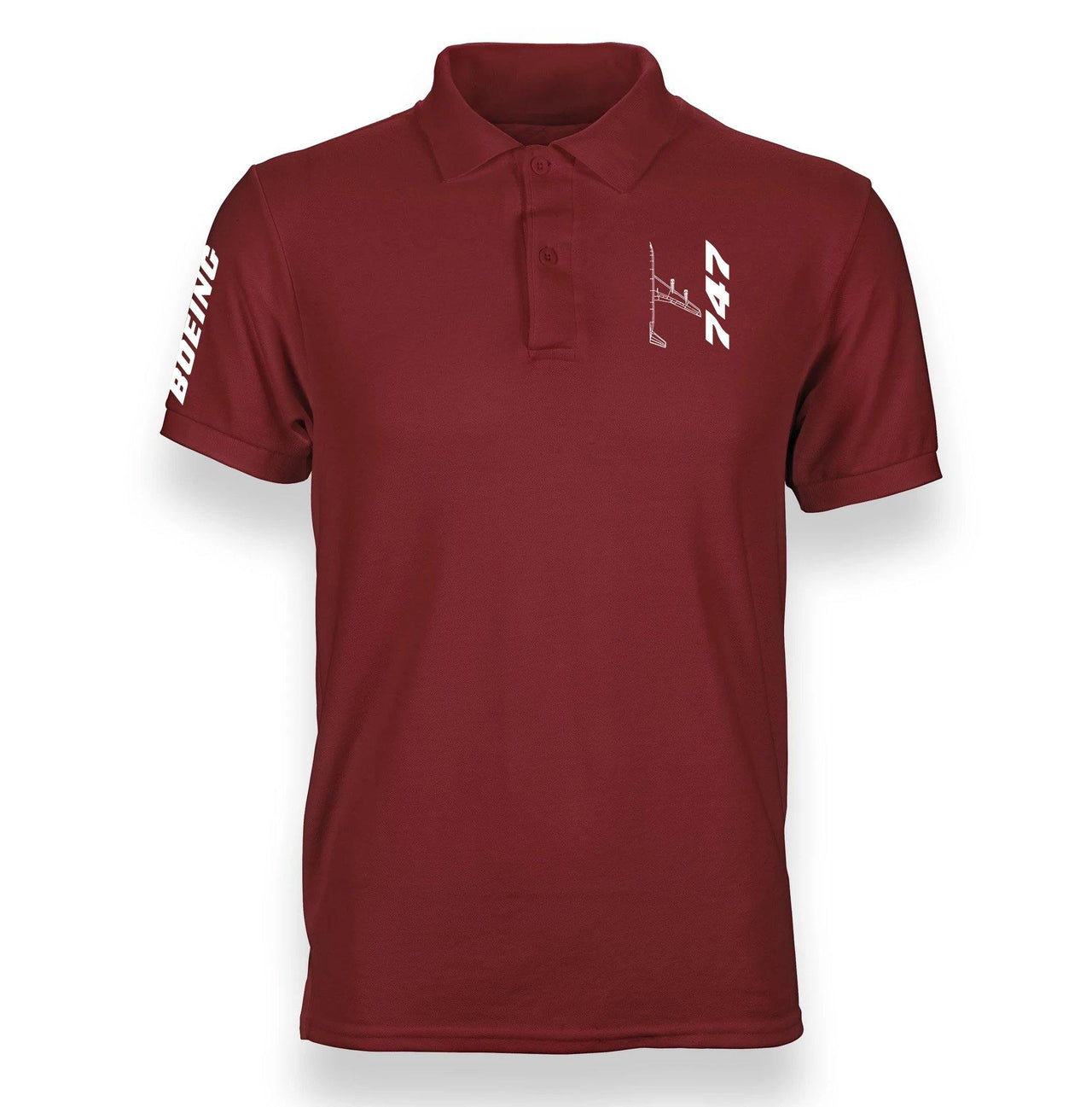 B747  DESIGNED POLO SHIRT THE AV8R