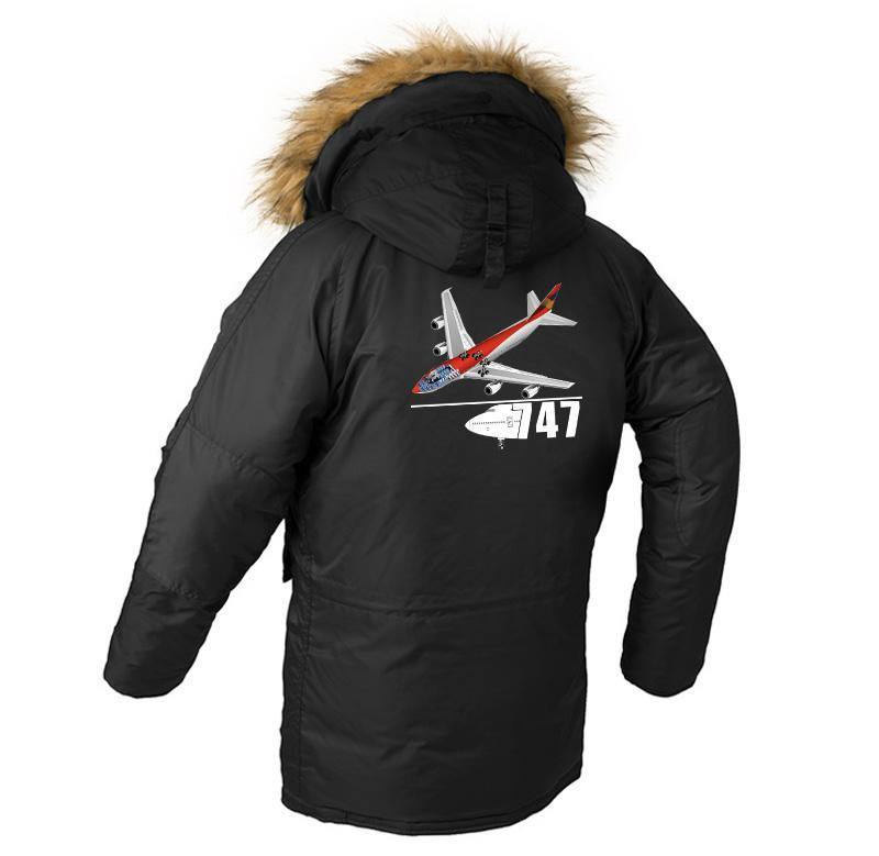 B747 DESIGNED WINTER N3B PUFFER COAT THE AV8R