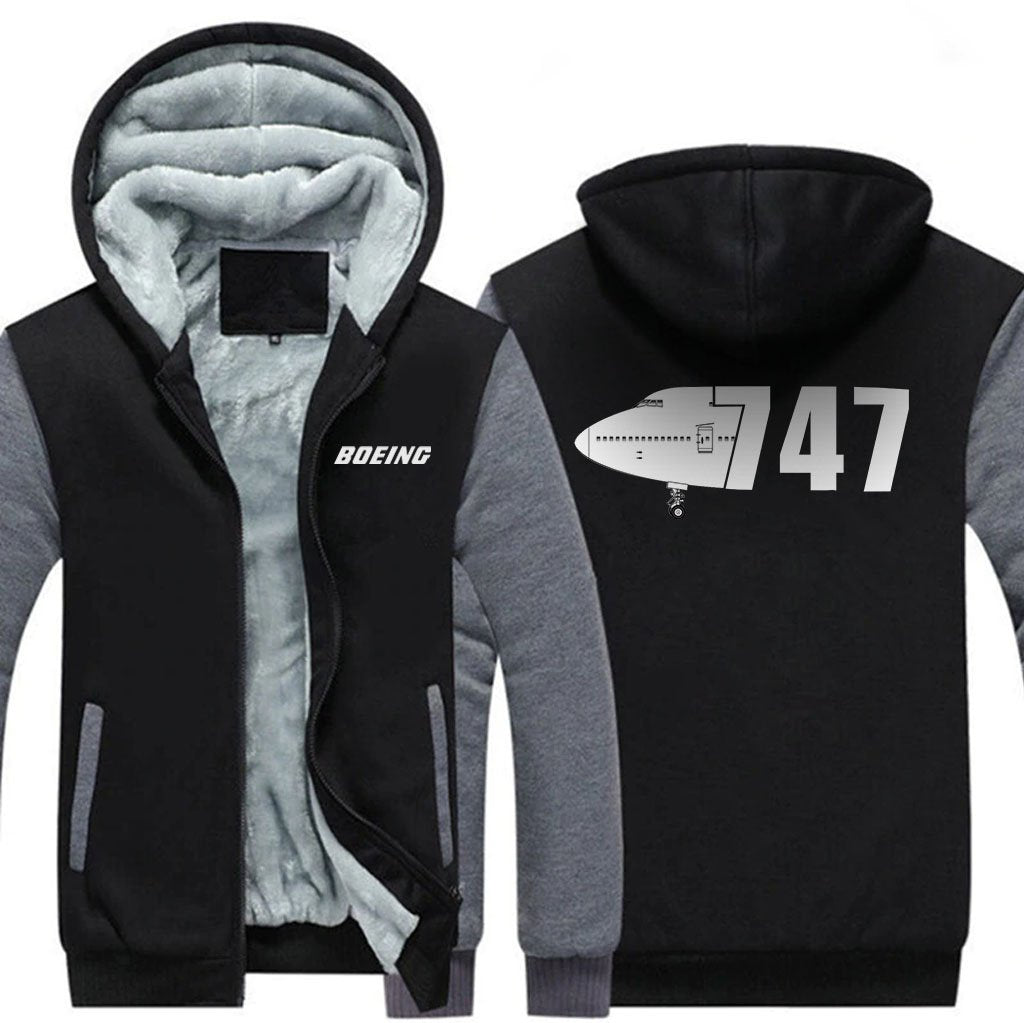 B747 DESIGNED ZIPPER SWEATER THE AV8R