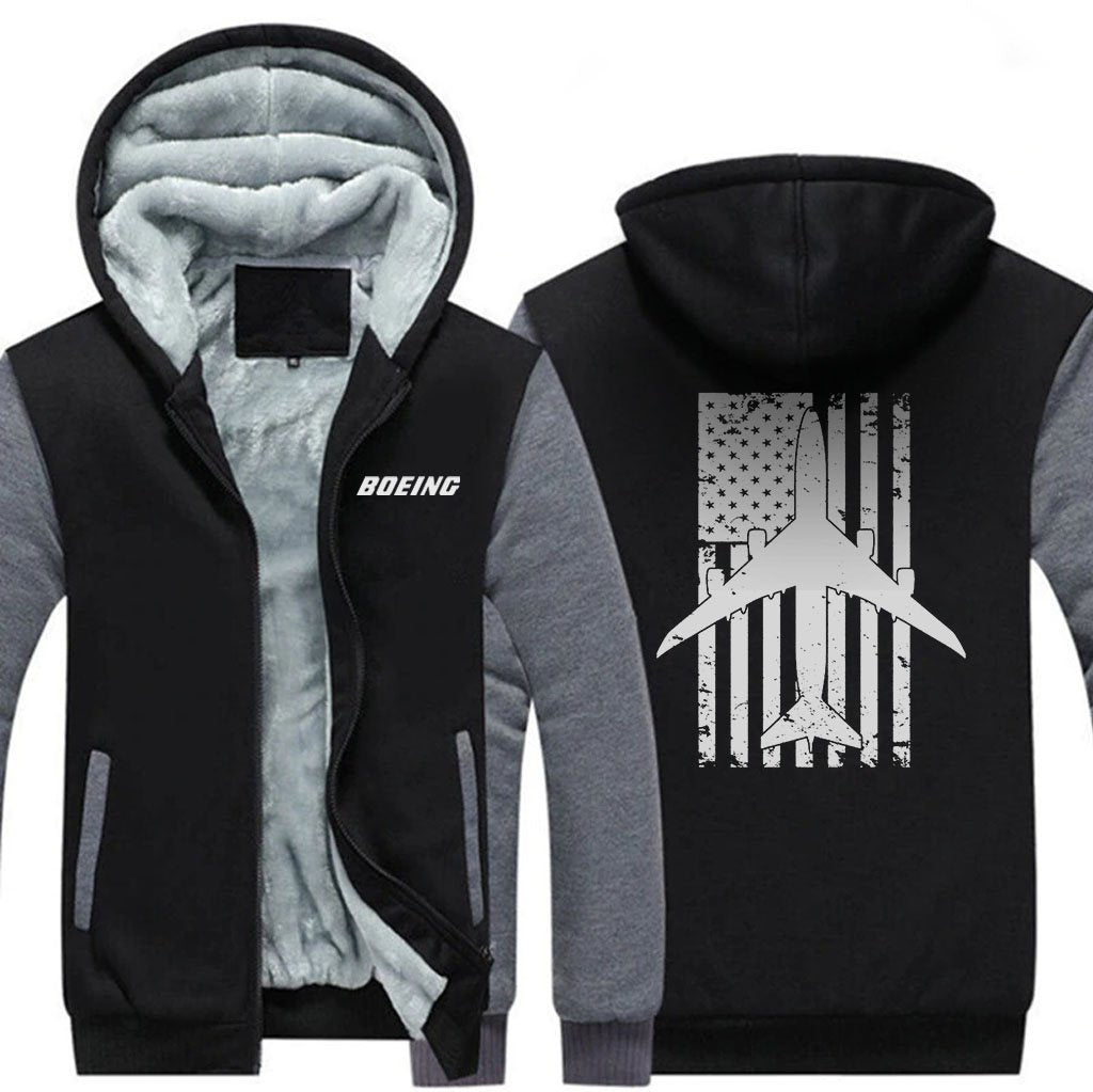 B747 DESIGNED ZIPPER SWEATER THE AV8R