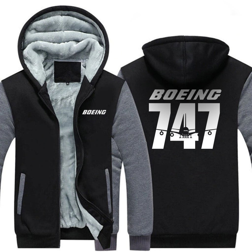 B747 DESIGNED ZIPPER SWEATER THE AV8R