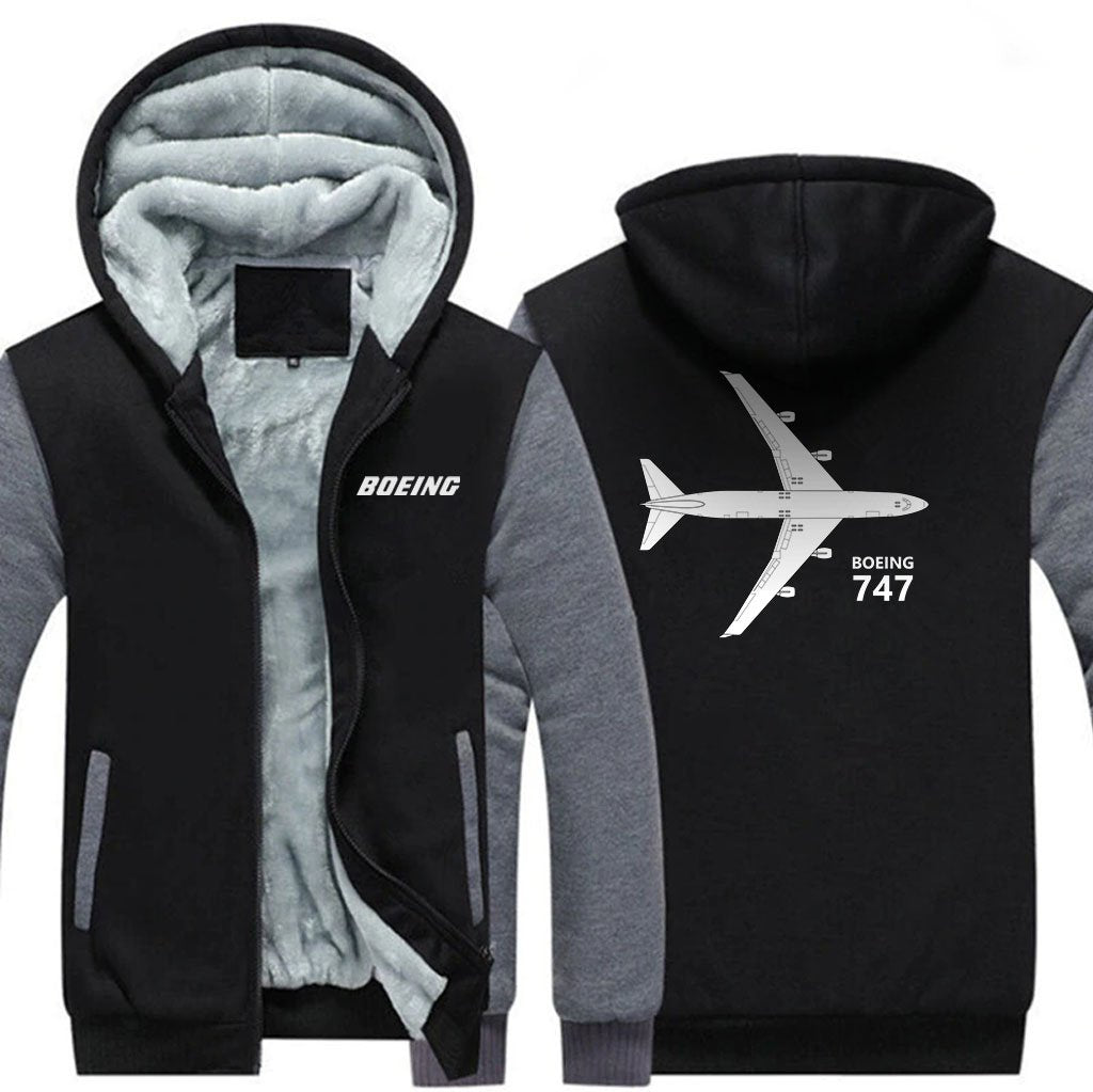 B747 DESIGNED ZIPPER SWEATER THE AV8R