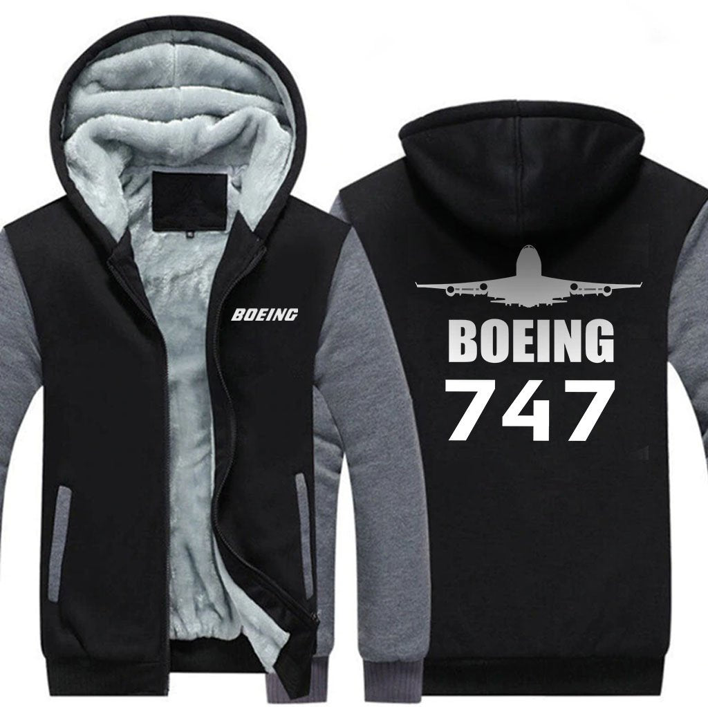 B747 DESIGNED ZIPPER SWEATER THE AV8R