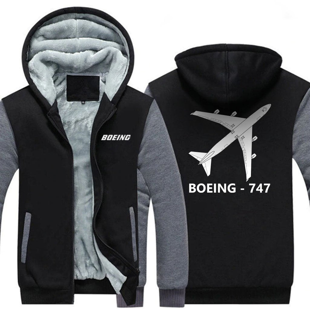 B747 DESIGNED ZIPPER SWEATER THE AV8R