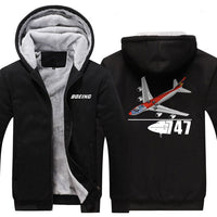 Thumbnail for B747 DESIGNED ZIPPER SWEATER THE AV8R