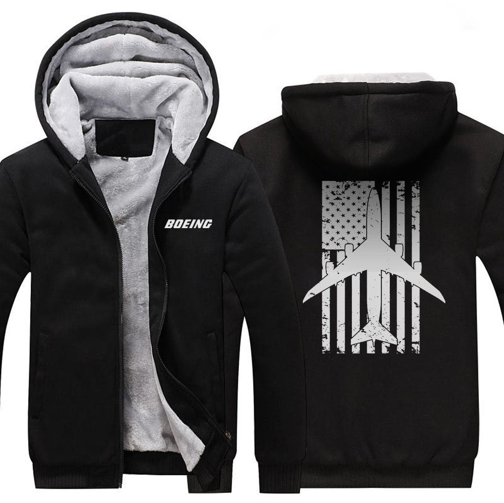 B747 DESIGNED ZIPPER SWEATER THE AV8R