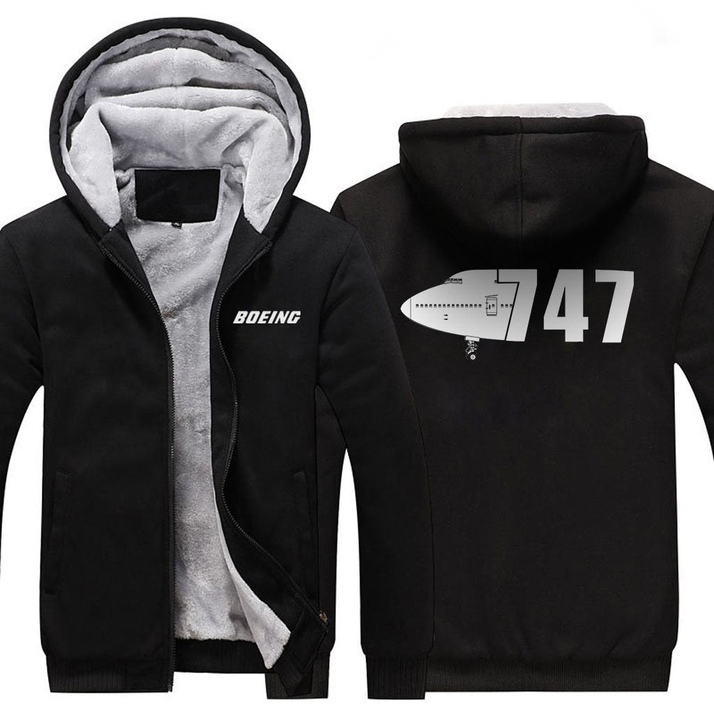 B747 DESIGNED ZIPPER SWEATER THE AV8R