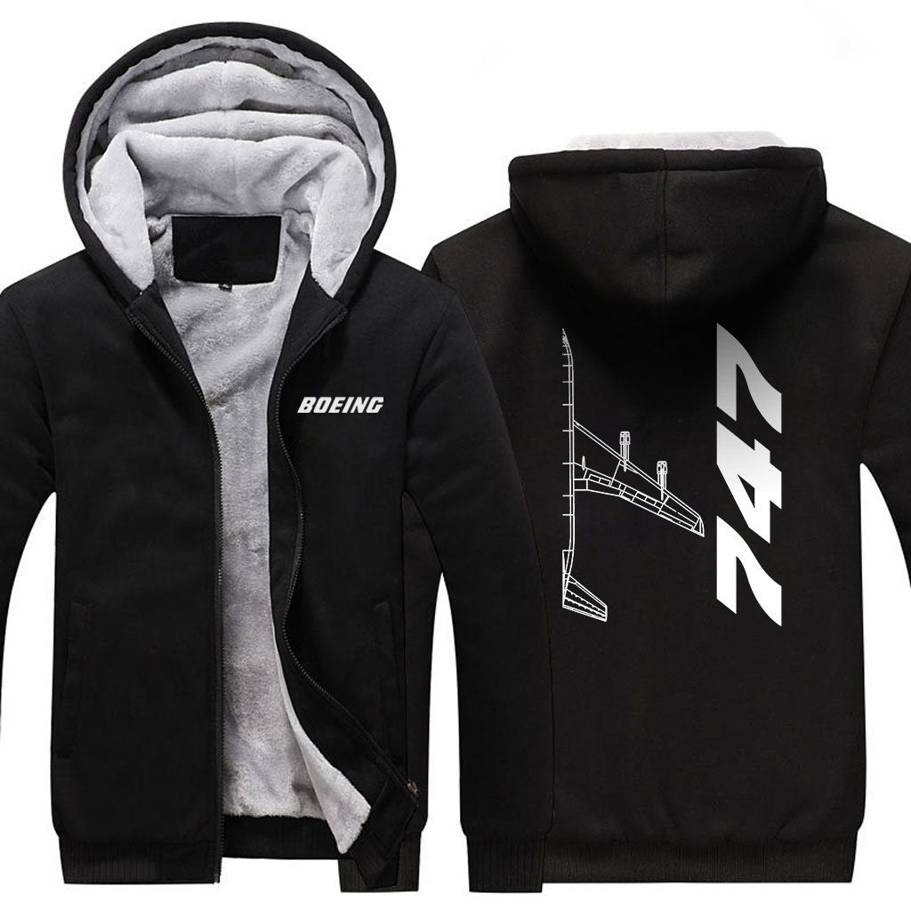 B747 DESIGNED ZIPPER SWEATER THE AV8R