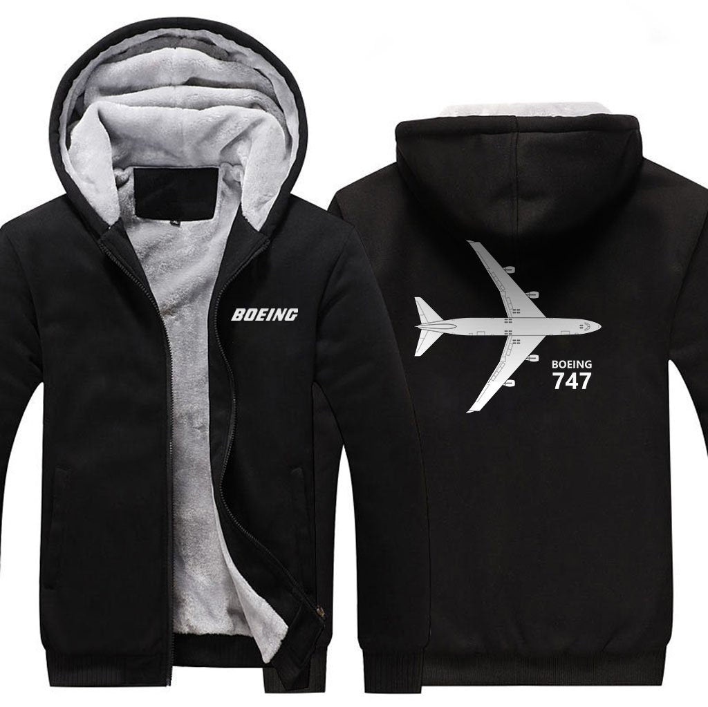 B747 DESIGNED ZIPPER SWEATER THE AV8R