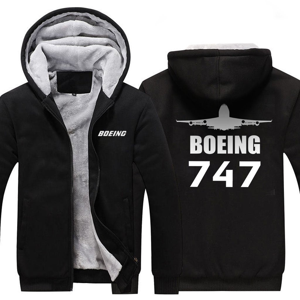 B747 DESIGNED ZIPPER SWEATER THE AV8R