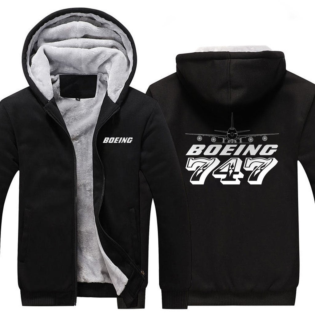 B747 DESIGNED ZIPPER SWEATER THE AV8R