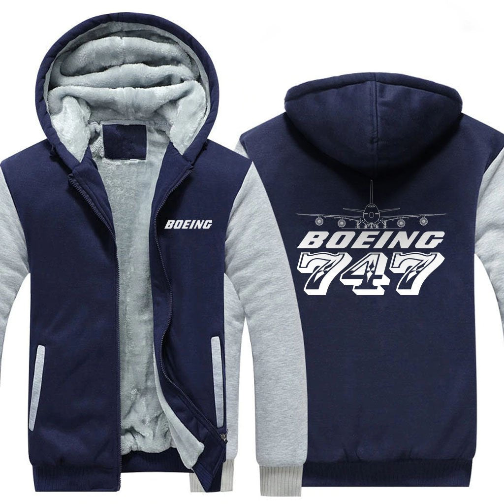 B747 DESIGNED ZIPPER SWEATER THE AV8R