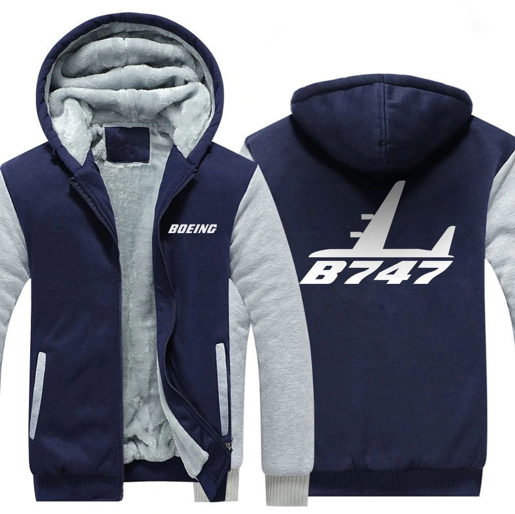 B747 DESIGNED ZIPPER SWEATER THE AV8R