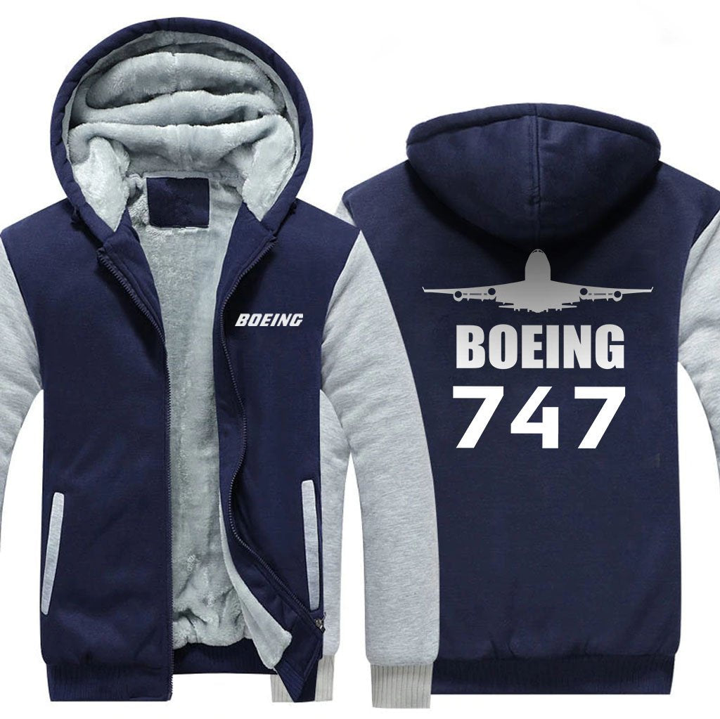 B747 DESIGNED ZIPPER SWEATER THE AV8R