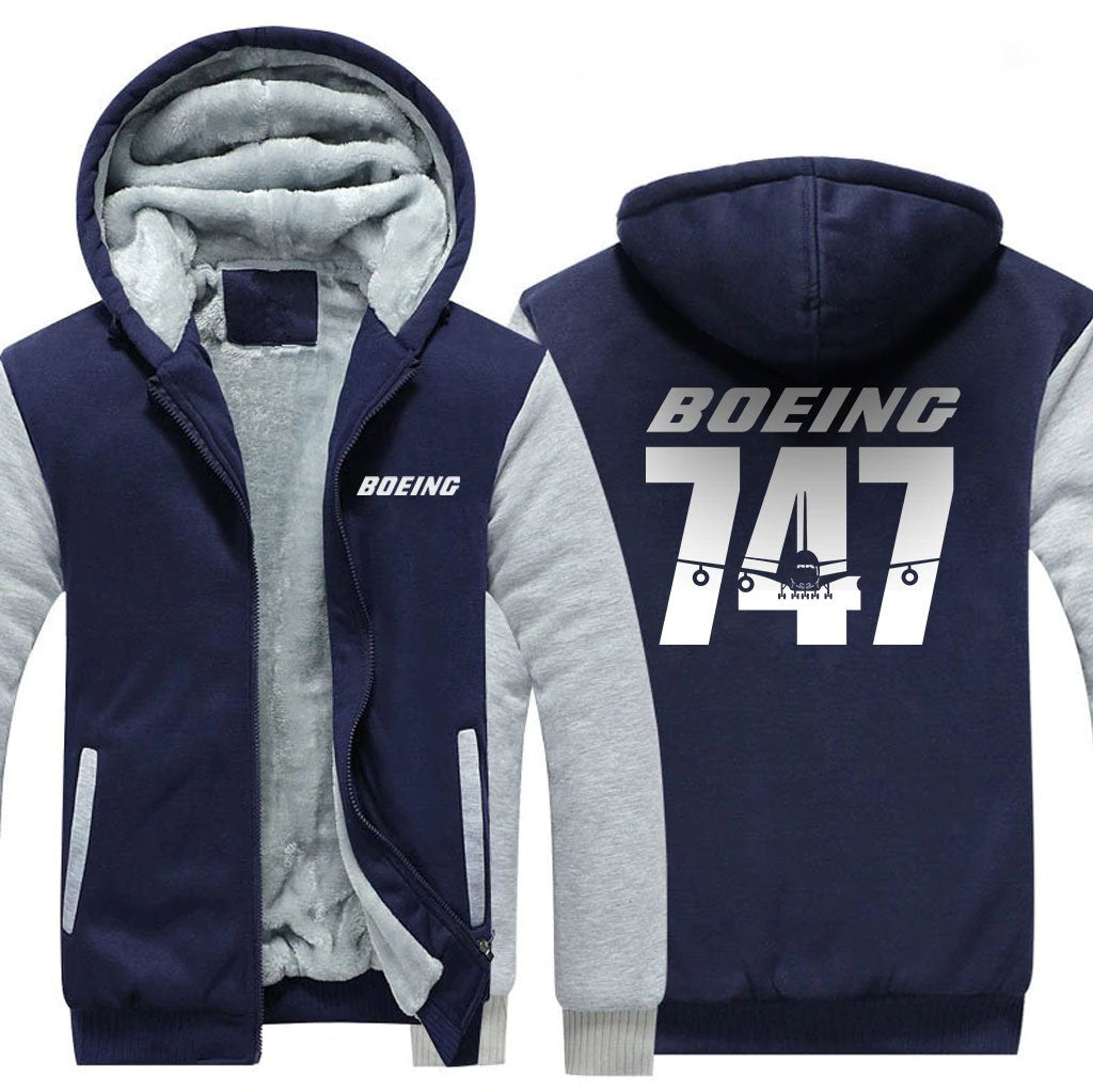 B747 DESIGNED ZIPPER SWEATER THE AV8R