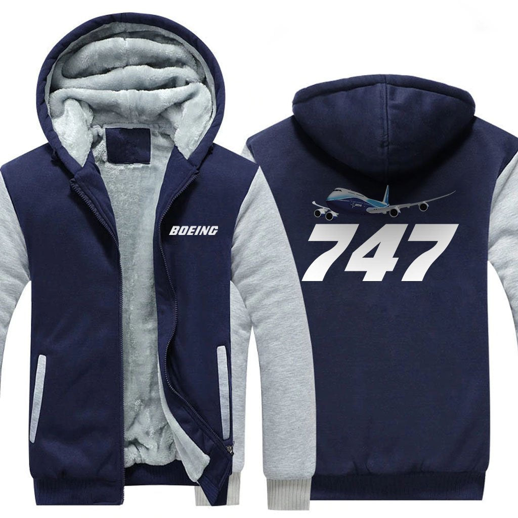 B747 DESIGNED ZIPPER SWEATER THE AV8R