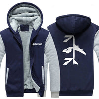 Thumbnail for B747 DESIGNED ZIPPER SWEATER THE AV8R