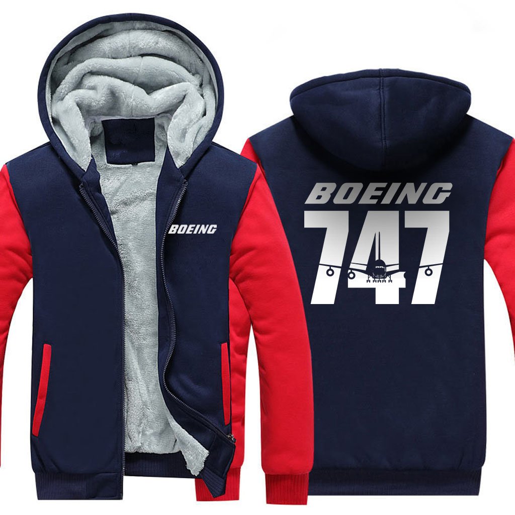 B747 DESIGNED ZIPPER SWEATER THE AV8R