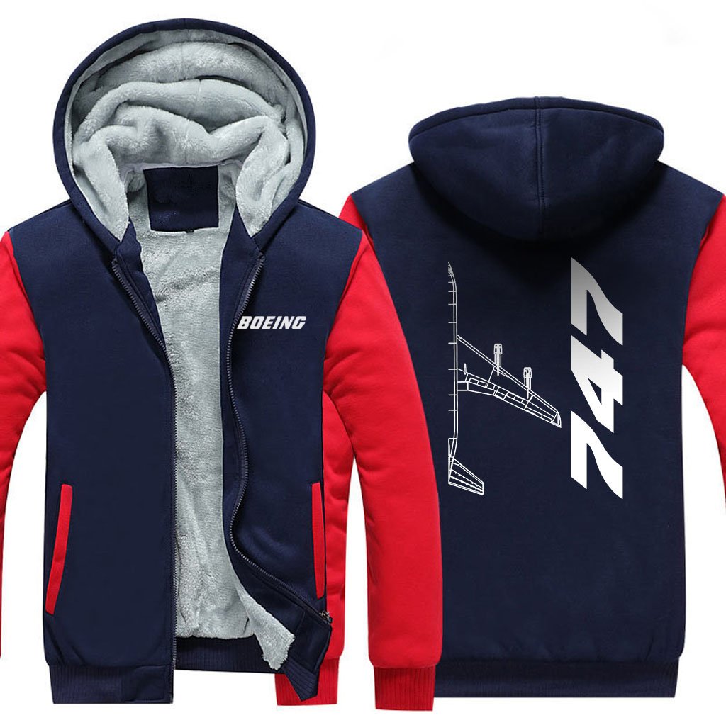 B747 DESIGNED ZIPPER SWEATER THE AV8R