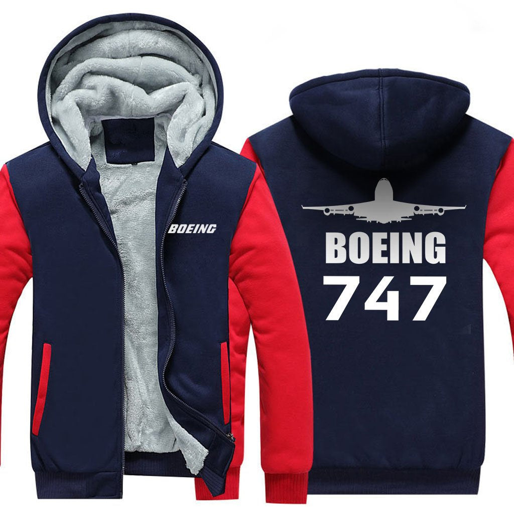 B747 DESIGNED ZIPPER SWEATER THE AV8R