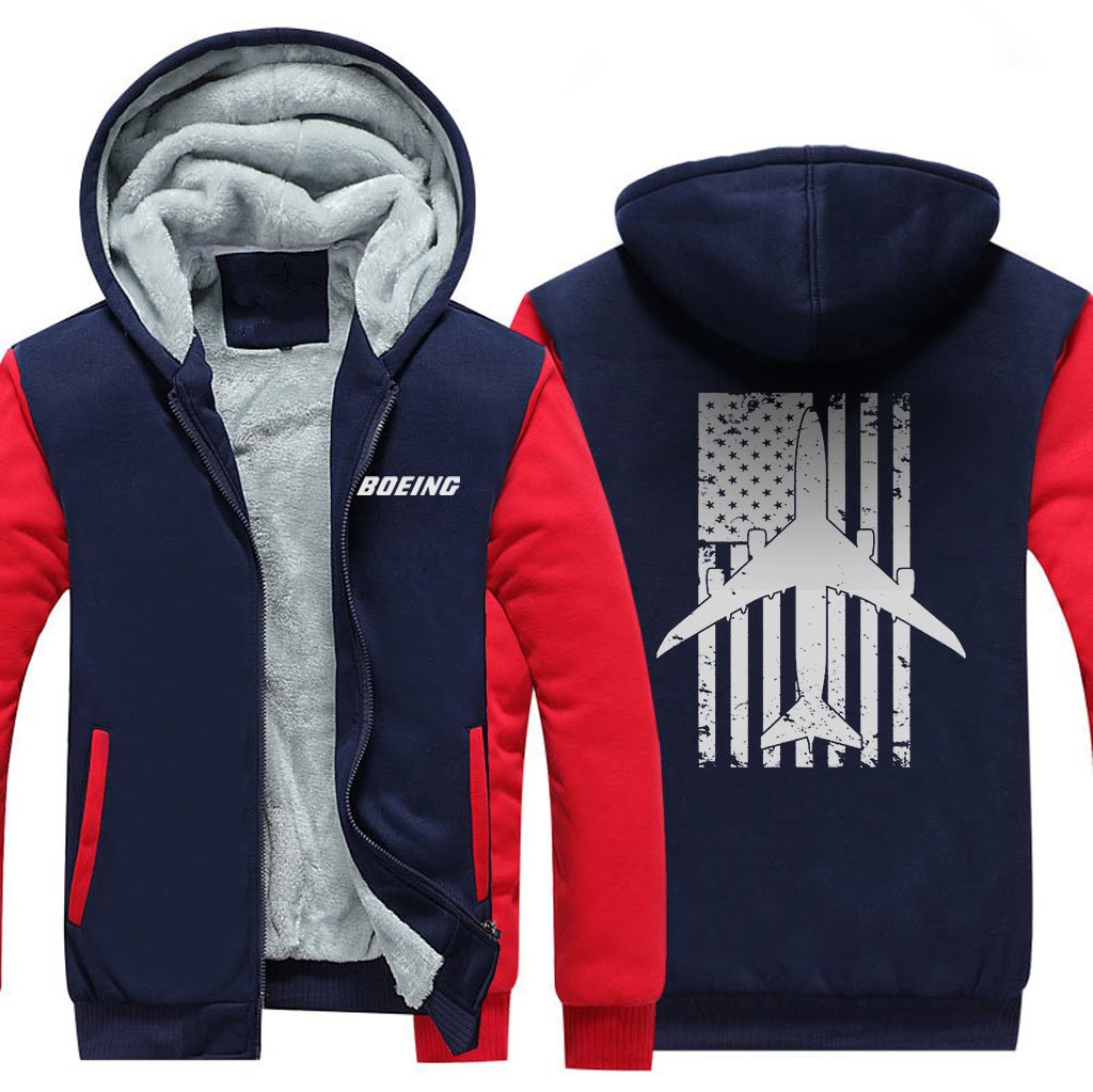 B747 DESIGNED ZIPPER SWEATER THE AV8R