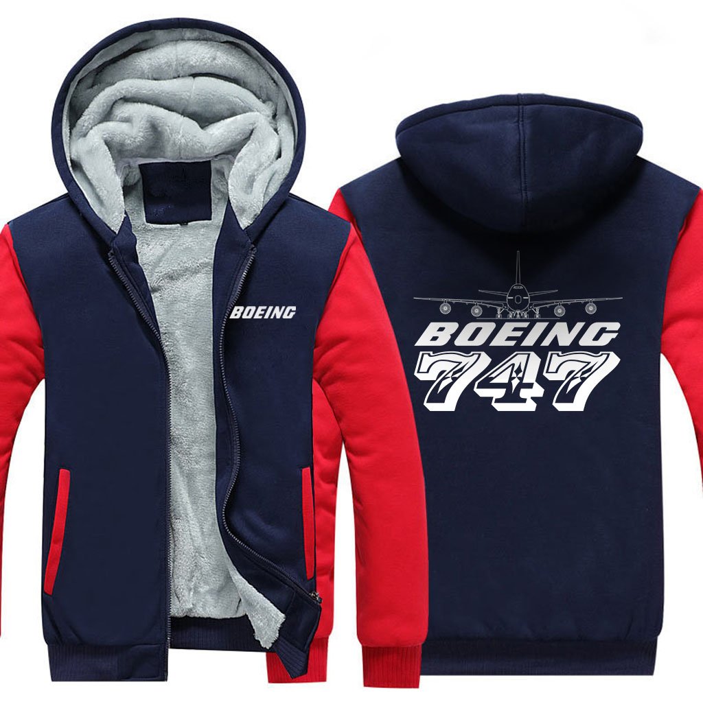 B747 DESIGNED ZIPPER SWEATER THE AV8R