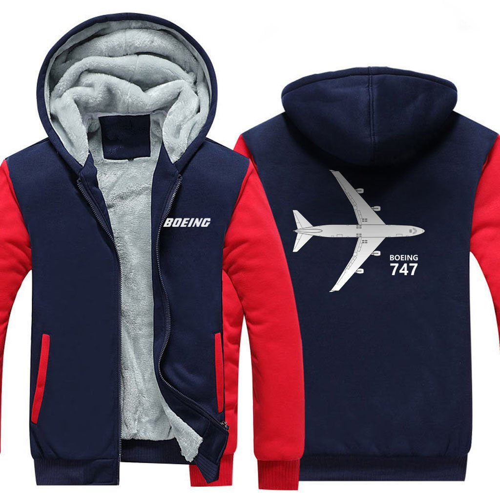 B747 DESIGNED ZIPPER SWEATER THE AV8R