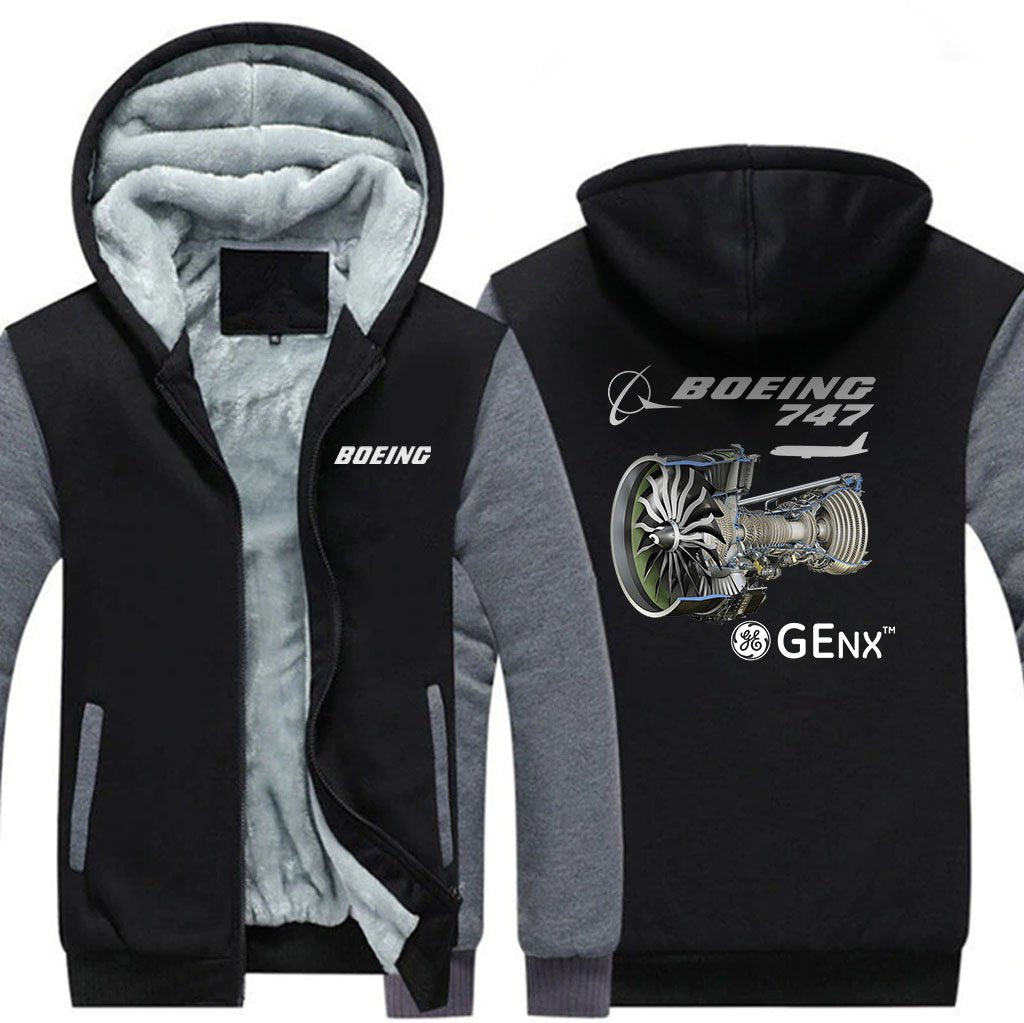 B747 GENX DESIGNED ZIPPER SWEATER THE AV8R