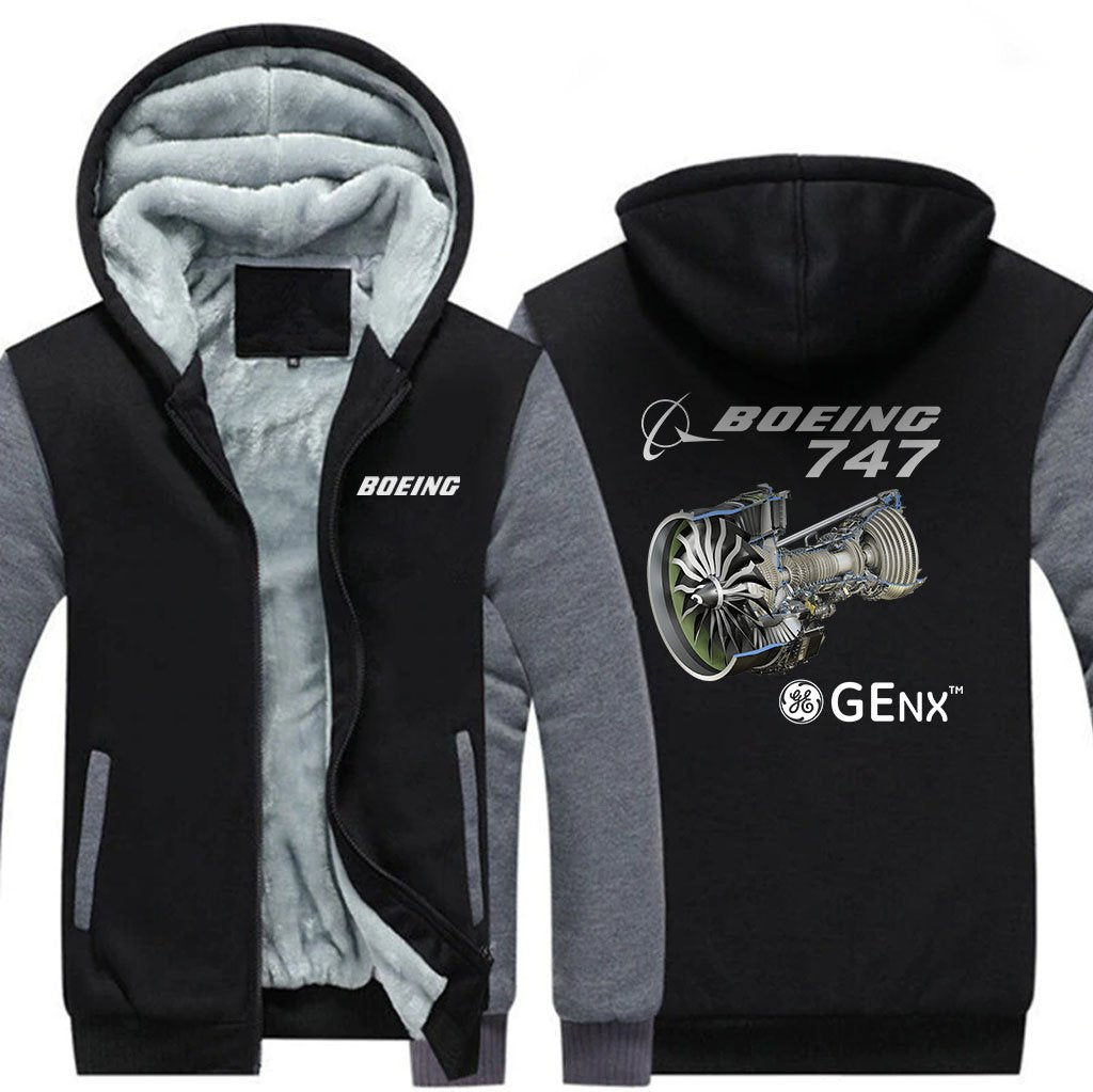 B747 GENX DESIGNED ZIPPER SWEATER THE AV8R